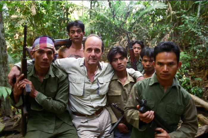 Dieter Dengler re-enacts his captivity for Werner Herzog’s 1997 documentary ‘Little Dieter Needs to Fly.’
