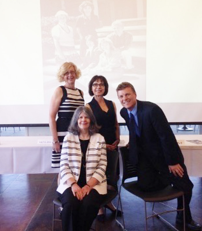 Twenty-five years later, four of the participants were still with SMCCCD and re-enacted the photo. Only Kennedy is absent, having taken a job at UC Berkeley.