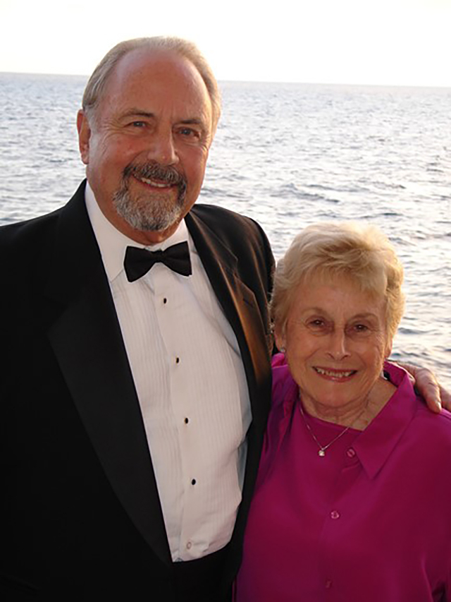 Tullio Bertini and his wife, Jeanne