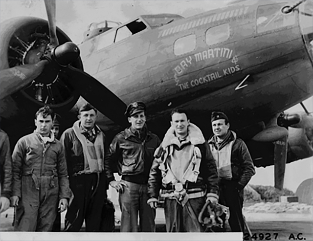 Campus WWII military service banner