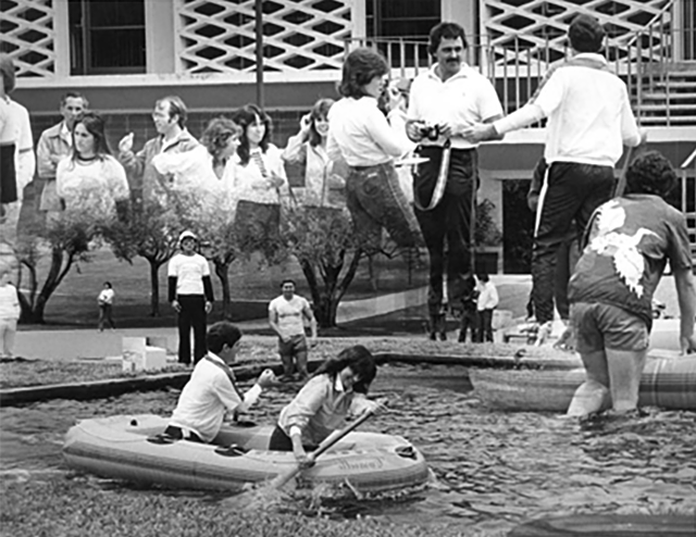 referee Spring Fever doings in this 1970s or 1980s photomontage