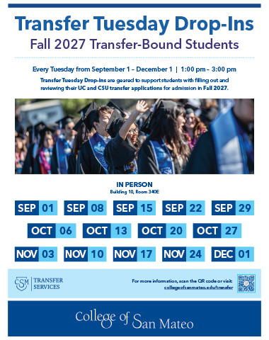 Appointments Flyer Transfer Tuesday Drop-In Appointments Flyer and PDF